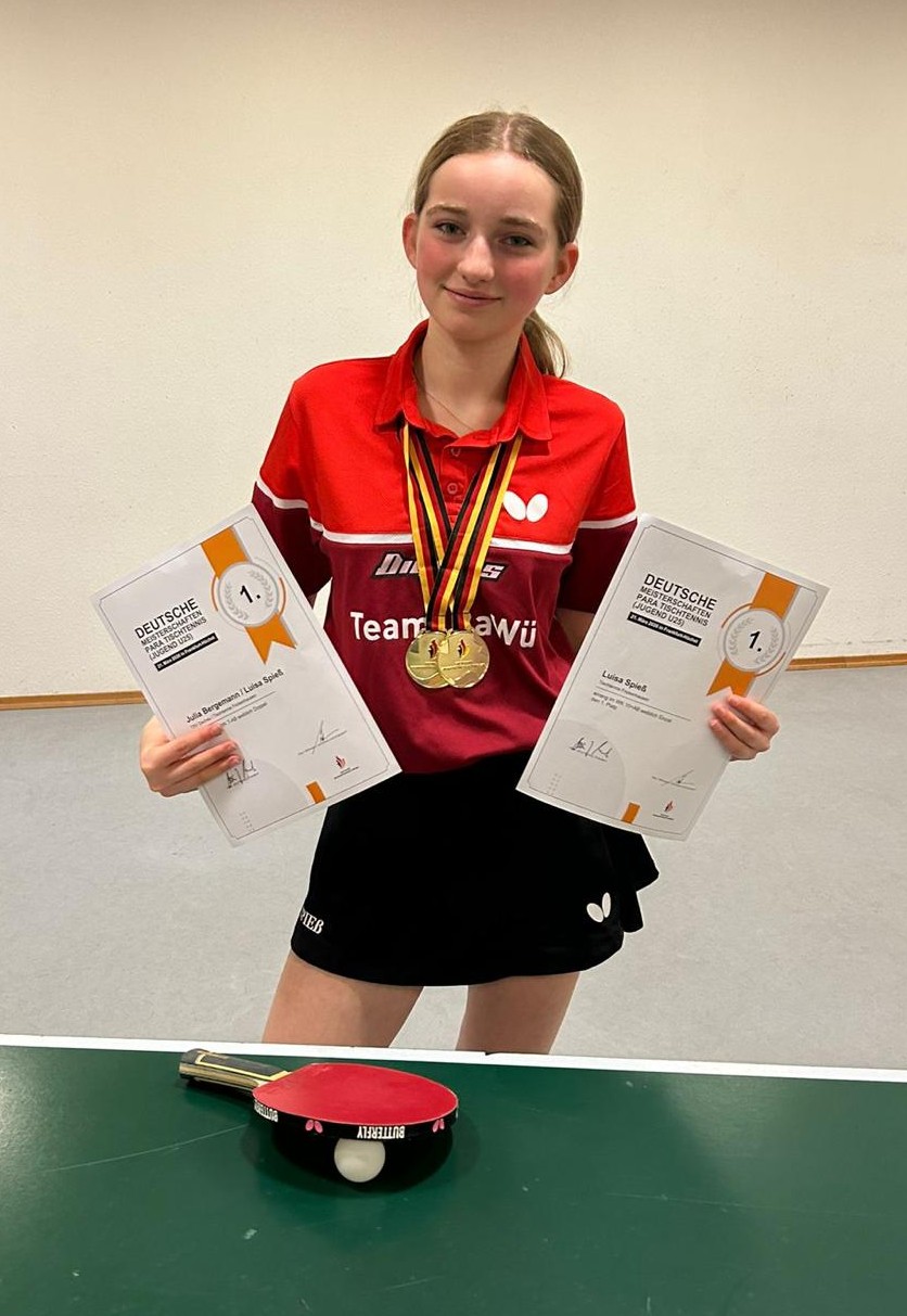 Luisa Spieß Deutsche Meisterin Parasport